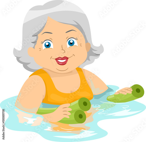Senior Woman Floater