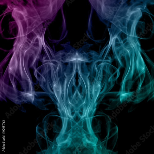 abstract background smoke curves and wave