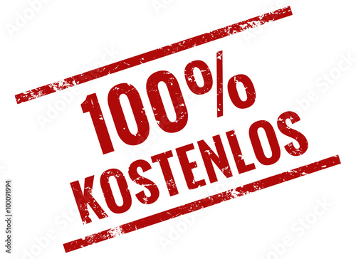 100 % Kostenlos Stempel rot grunge