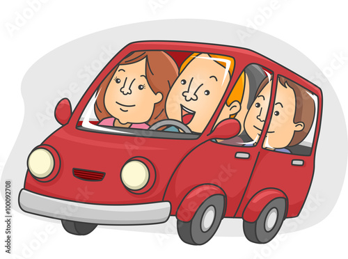People Car Pooling