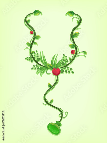 Stethoscope Vines Alternative Medicine