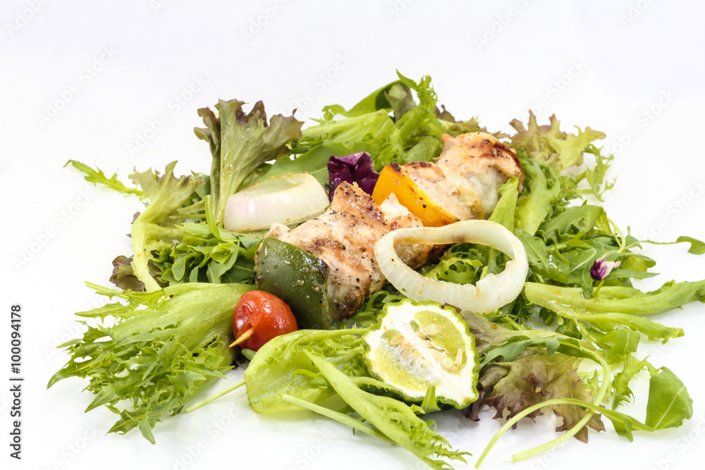 Grilled Chicken Shish Kebab Grilled Chicken Shish Kebab