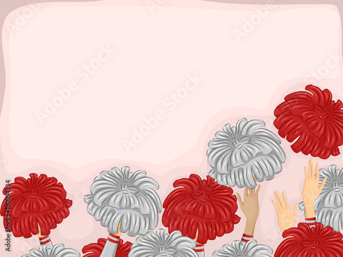Hands Cheerleader Pompoms