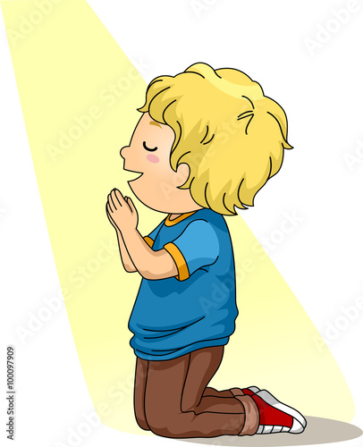 Kid Boy Pray