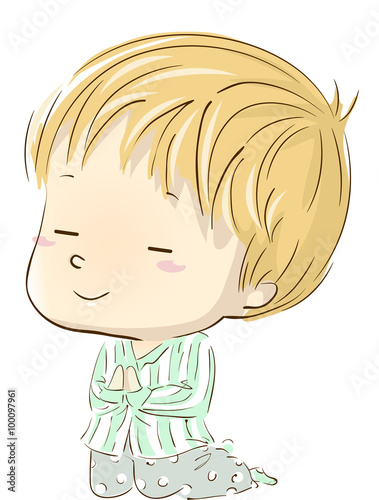 Kid Boy Pray Pajama