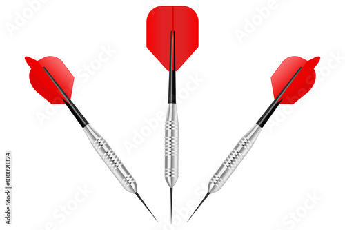 Dart arrows.