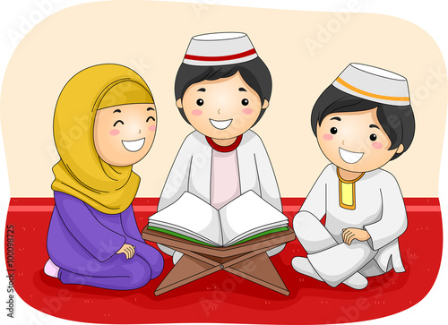 Kids Muslim Religious Study