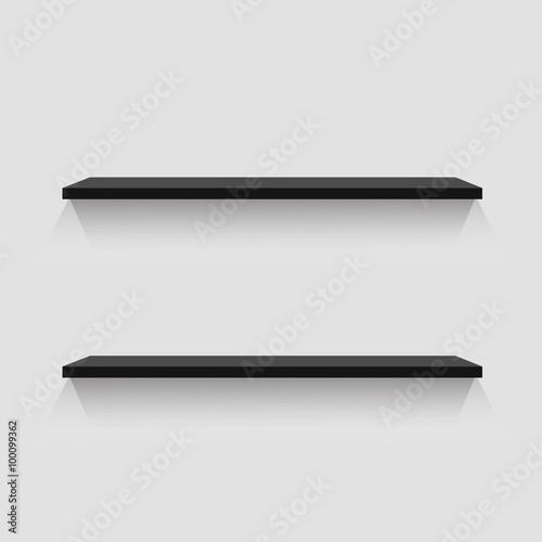 shelves - black
