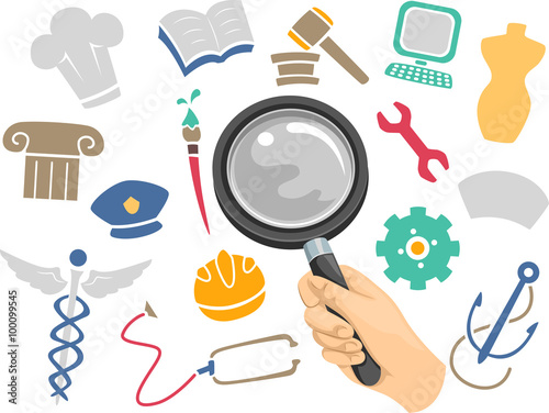 Hand Search Academic Discipline Elements