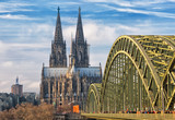 Cologne Cathedral and Hohenzollern Bridge, Cologne, Germany