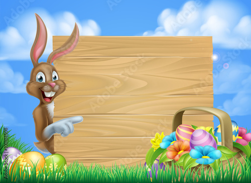 Easter Bunny Sign
