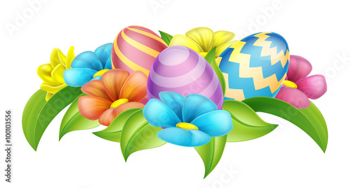Easter Eggs Design Element