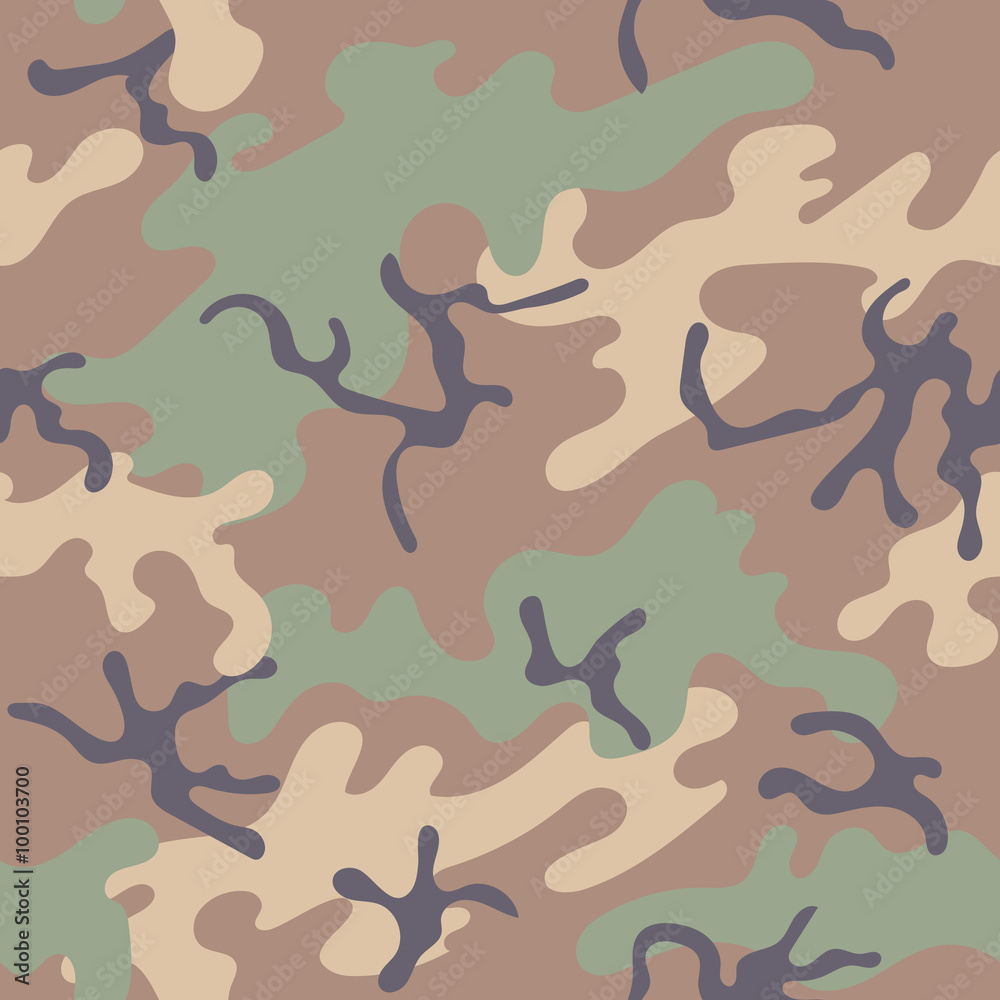 Military Camouflage Textile Pattern Military Camouflage Textile Pattern