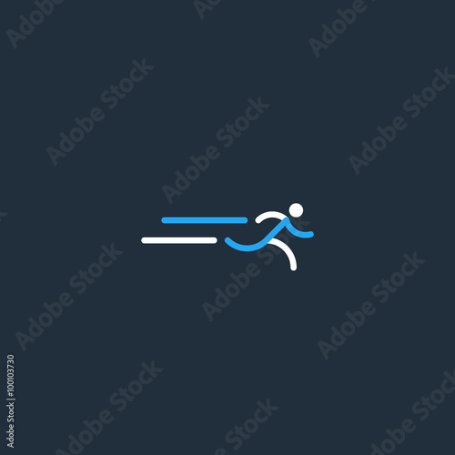 Running logo