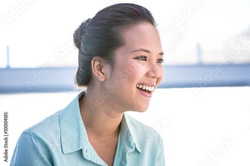 Portrait of a smiling businesswoman