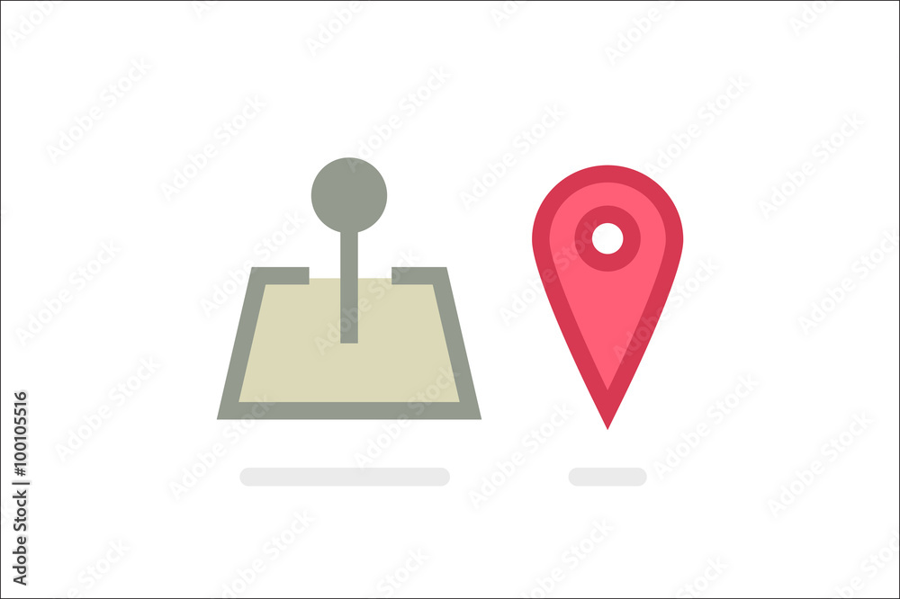 place icon set place icon set