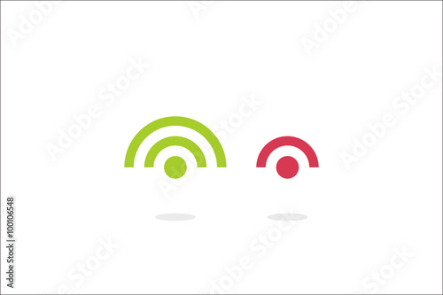 Wifi icon set