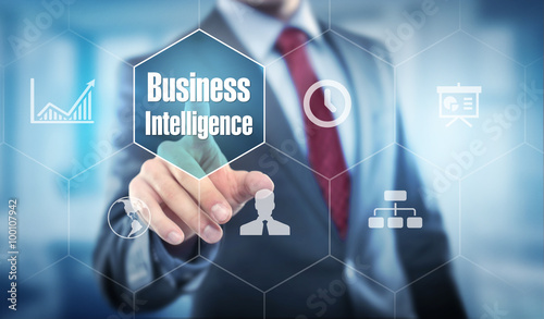 Bild auf Leinwand Business Intelligence