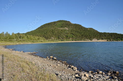 Lake Shore Chebache, State National Natural Park "Burabai", Kaza