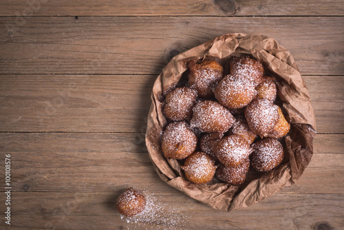 Fried castagnole carnevale