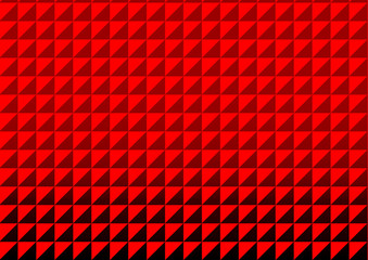 Red triangle polygon seamless pattern background. Endless texture. Pattern swatches included in file.