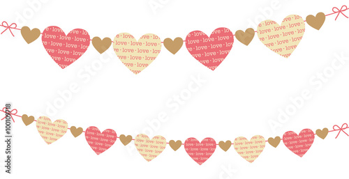 herzchengirlande love