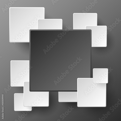 Paper square banners