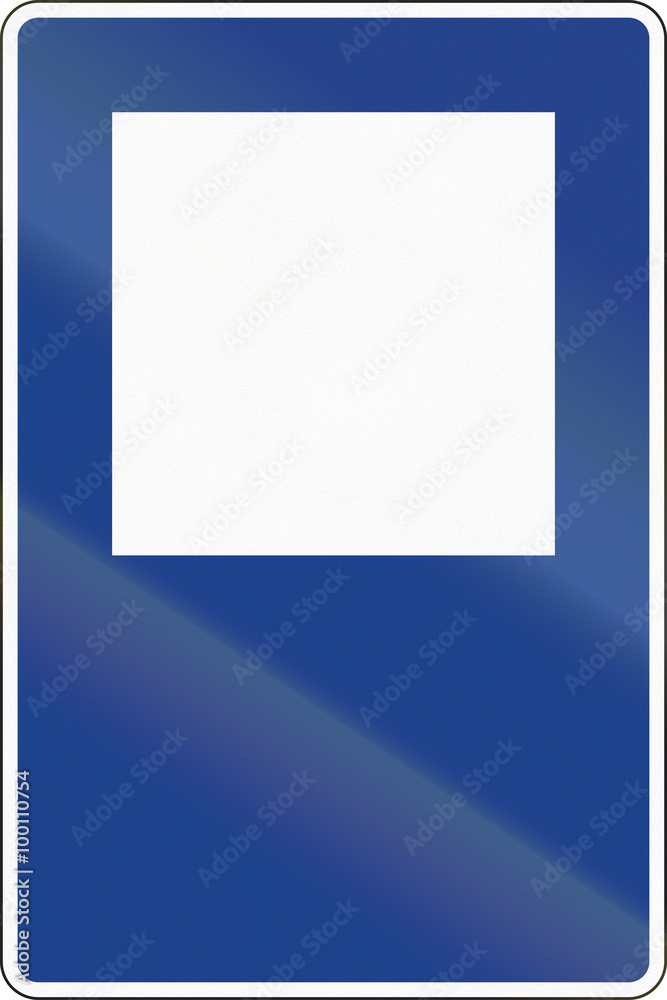 Road sign used in Spain - Other services Road sign used in Spain - Other services