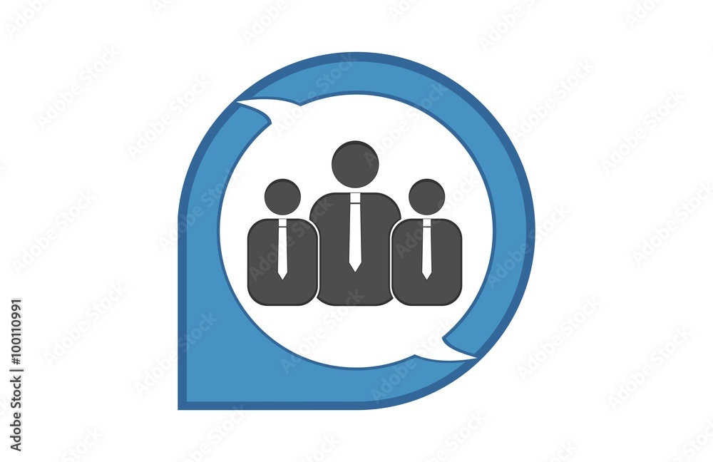 bussiness connection logo icon