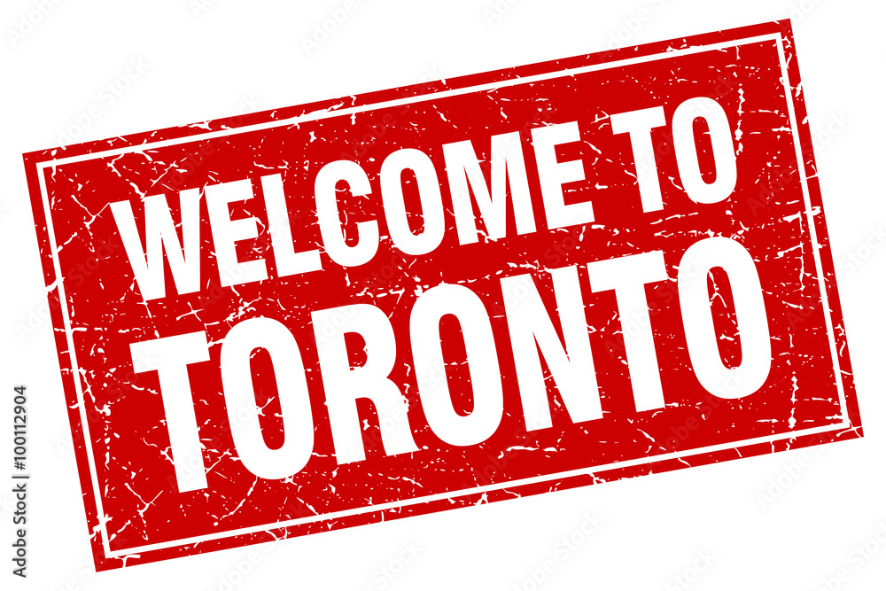 Toronto red square grunge welcome to stamp Toronto red square grunge welcome to stamp