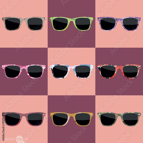 Camouflage pattern of Sunglasses