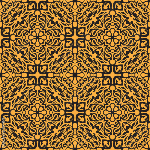 Orange seamless pattern