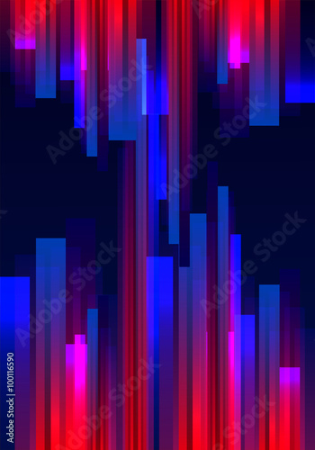 Abstract a background with stripes and glowing lines.Vector