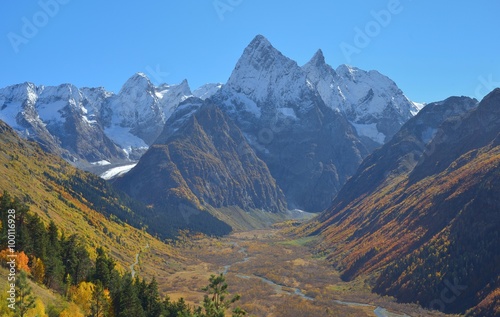 Valley in autumn