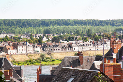 Habitations sur les bords de Loire, Blois, Loir et Cher, Pays de Loire, France photo