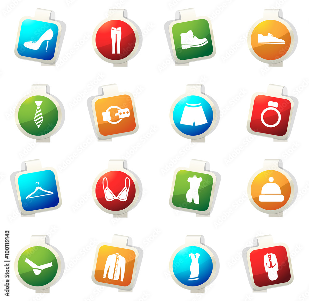 Clothes Icons set