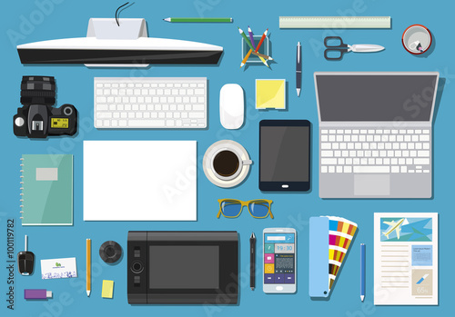 Super modern office set