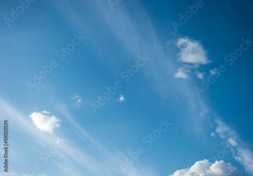 Fototapeta Naklejka Na Ścianę i Meble -  field against a blue sky  blur