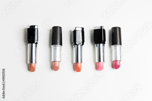 close up of lipsticks range