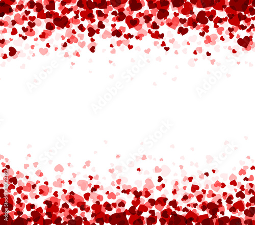 Background with hearts.