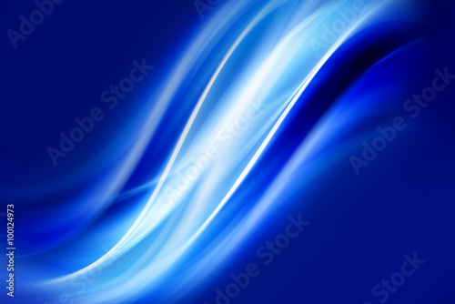 Perfect Abstract Blue Wave Design