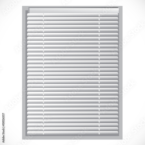 A venetian blinds. vector illustration