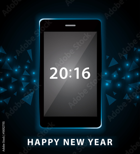 happy new year phone 2016