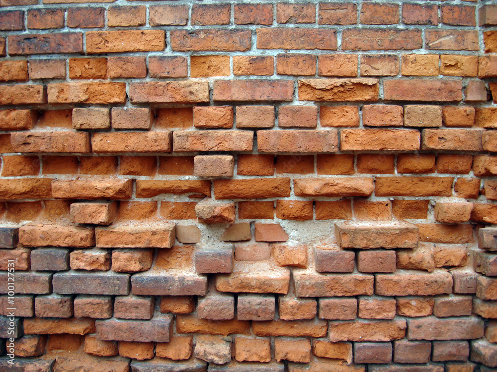 Obraz premium Ziegelsteinmauer