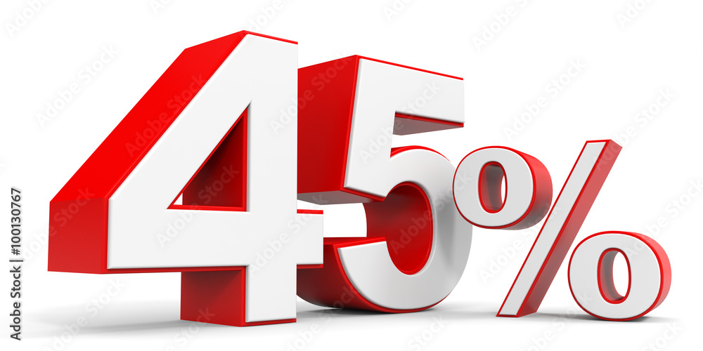 Discount 45 percent off.