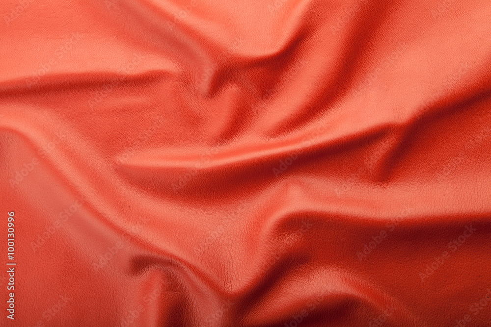 Obraz premium red leather texture background