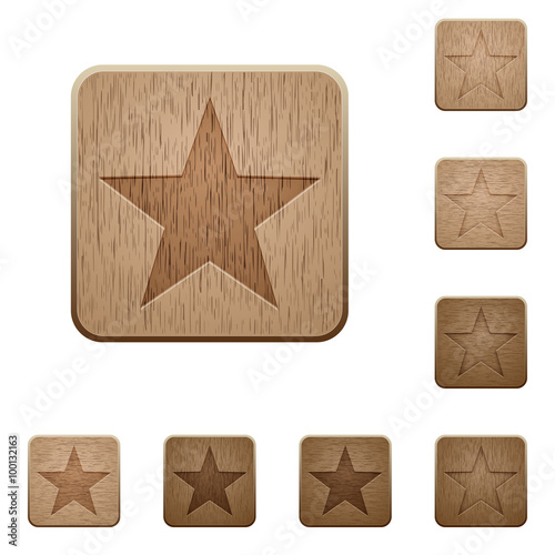 Favorite wooden buttons