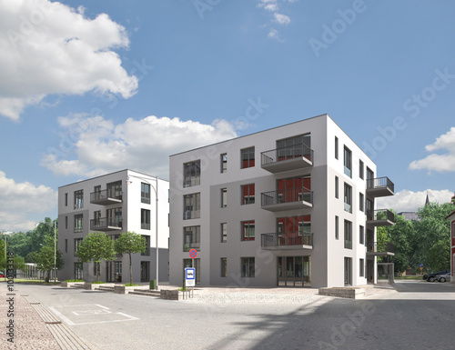 MFH Doppelblock  in Strassenszene photo