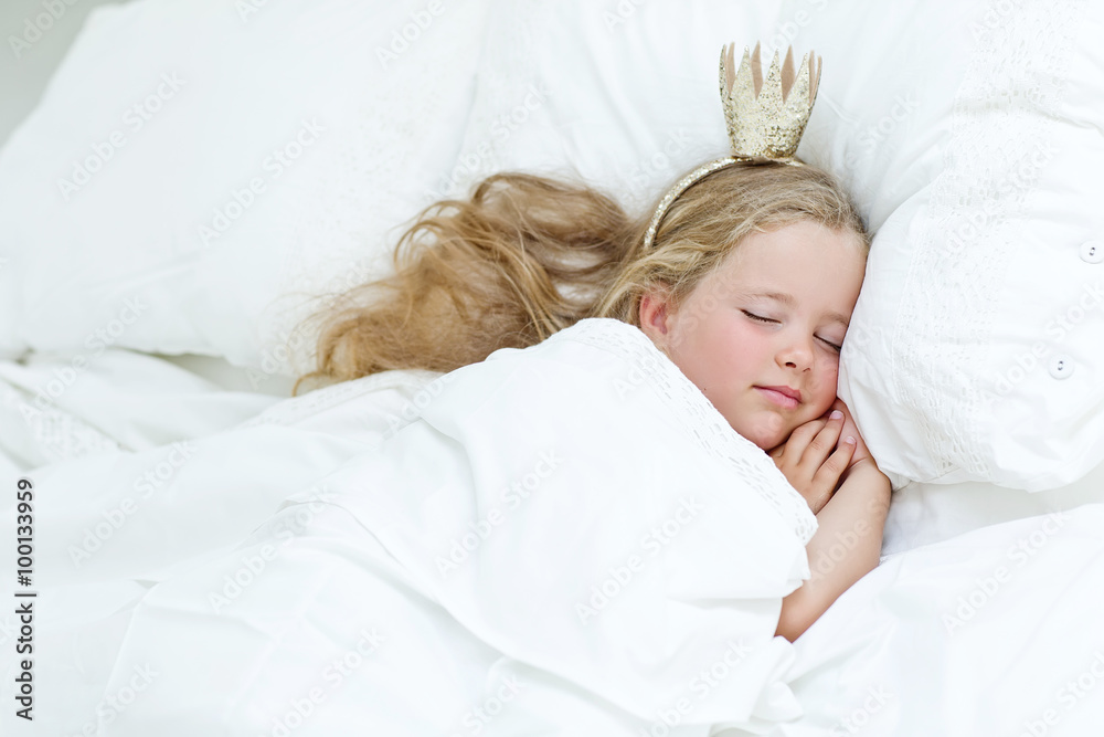 Little princess in the morning bed Little princess in the morning bed