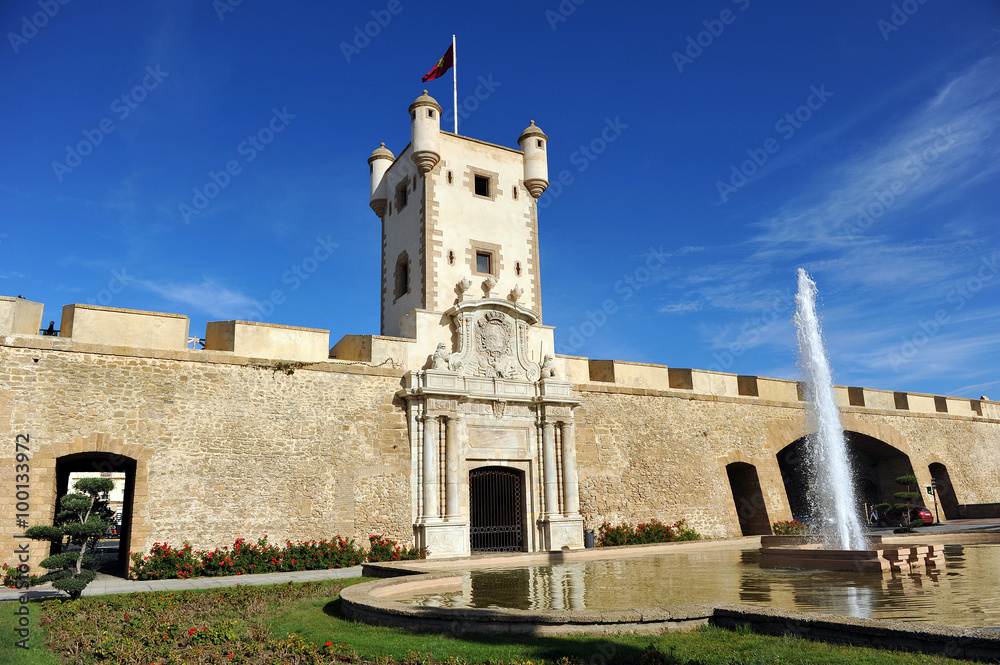 Plaza de la Constitución, Puerta de Tierra, Cádiz, Andalucía, España